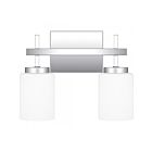 Quoizel Lighting Wilburn WLB8613C 2-Lights Polished Chrome 30W Vanity Light