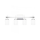 Quoizel Lighting Wilburn WLB8631C 4-Lights Polished Chrome 120W Vanity Light