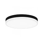 Quoizel Lighting WLN1615MBKW Weldin 30W Matte Black White Flush Mount