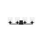 Quoizel Lighting ABR8628MBK 4 Lights Matte Black 400W Abner Bath Light