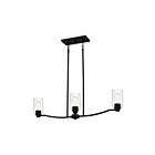 Quoizel Lighting ACA335MBK 3 Lights Matte Black 300W Acacia Island Chandelier