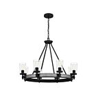 Quoizel Lighting ALP5032EK 8 Lights Earth Black 800W Alpine Chandelier