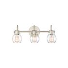 Quoizel Lighting ANW8603AN 3 Lights Antique Nickel 180W Andrews Bath Light