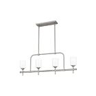Quoizel Lighting ARI438AP 4 Lights Antique Polished Nickel 400W Aria Island Chandelier