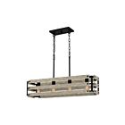 Quoizel Lighting ASB434EK 4 Lights Earth Black 400W Ashburn Island Chandelier