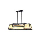 Quoizel Lighting ATW439MBK 4 Lights Matte Black 400W Atwater Island Chandelier
