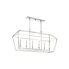 Quoizel Lighting AVY654PK 6 Lights Polished Nickel 360W Aviary Island Chandelier