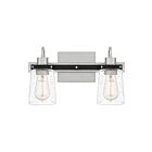 Quoizel Lighting AXE8615BN 2 Lights Brushed Nickel 200W Axel Bath Light