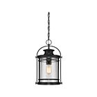 Quoizel Lighting BKR1510K 1 Light Mystic Black 60W Booker Mini Pendant