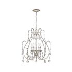 Quoizel Lighting BLC5005AWH 5 Lights Antique White 300W Blanca Mini Chandelier
