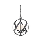 Quoizel Lighting BMS2816OK 3 Lights Old Black 180W Blacksmith Pendant