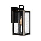 Quoizel Lighting BRAM8405MBK 1 Light Matte Black 100W Bramshaw Wall Lantern