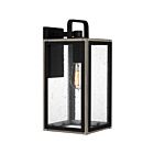 Quoizel Lighting BRAM8407MBK 1 Light Matte Black 100W Bramshaw Wall Lantern