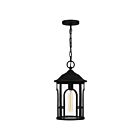 Quoizel Lighting BRM1509MBK 1 Light Matte Black 100W Brampton Mini Pendant