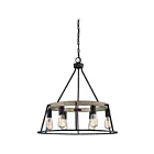 Quoizel Lighting BRT5006GK 6 Lights Grey Ash 600W Brockton Chandelier