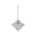 Quoizel Lighting BRX1512C 4 Lights Polished Chrome 160W Bordeaux With Clear Crystal Mini Pendant
