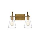 Quoizel Lighting BYT8616WS 1 Light Weathered Brass 100W Boyton Bath Light