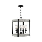 Quoizel Lighting CAL2821GK 5 Lights Grey Ash 300W Carlisle Pendant