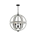 Quoizel Lighting CAL2828GK 6 Lights Grey Ash 360W Carlisle Pendant