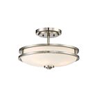 Quoizel Lighting CDT1715BN 3 Lights Brushed Nickel 300W Cadet Semi-Flush Mount