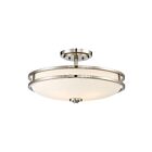 Quoizel Lighting CDT1719BN 4 Lights Brushed Nickel 400W Cadet Semi-Flush Mount