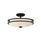 Quoizel Lighting CDT1719OZ 4 Lights Old Bronze 400W Cadet Semi-Flush Mount