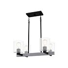 Quoizel Lighting CDW5022MBK 4 Lights Matte Black 400W Caldwell Island Chandelier