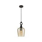 Quoizel Lighting CKKD1509WT 1 Light Western Bronze 100W Kendrick Mini Pendant