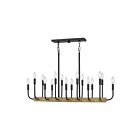 Quoizel Lighting COD139MBK 16 Lights Matte Black 960W Coda Island Chandelier