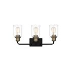 Quoizel Lighting COX8622MBK 3 Lights Matte Black 300W Cox Bath Light