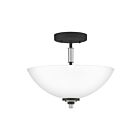 Quoizel Lighting CRD1713BN 2 Lights Brushed Nickel 200W Conrad Semi-Flush Mount