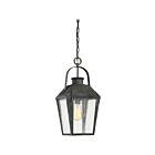 Quoizel Lighting CRG1510MB 1 Light Mottled Black 150W Carriage Mini Pendant