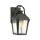 Quoizel Lighting CRG8406MB 1 Light Mottled Black 100W Carriage Outdoor Lantern