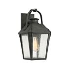 Quoizel Lighting CRG8408MB 1 Light Mottled Black 100W Carriage Outdoor Lantern