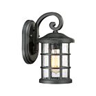 Quoizel Lighting CSE8406EK 1 Light Earth Black 100W Crusade Outdoor Lantern