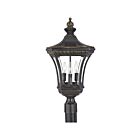 Quoizel Lighting DE9256IB 3 Lights Imperial Bronze 180W Devon Outdoor Lantern