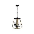 Quoizel Lighting DMA2816MBK 4 Lights Matte Black 240W Demura Pendant