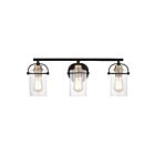 Quoizel Lighting EMR8603MBK 3 Lights Matte Black 300W Emerson Bath Light