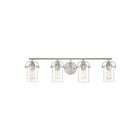 Quoizel Lighting EMR8604BN 4 Lights Brushed Nickel 400W Emerson Bath Light