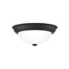 Quoizel Lighting ERW1613MBK 2 Lights Matte Black 80W Erwin Flush Mount