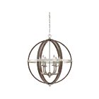 Quoizel Lighting FSN5206BN 6 Lights Brushed Nickel 360W Fusion Pendant