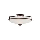 Quoizel Lighting GF1617PN 3 Lights Palladian Bronze 300W Griffin Flush Mount