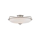 Quoizel Lighting GF1621AN 4 Lights Antique Nickel 240W Griffin Flush Mount