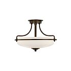 Quoizel Lighting GF1717PN 3 Lights Palladian Bronze 300W Griffin Semi-Flush Mount