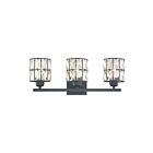 Quoizel Lighting GIB8622MBK 3 Lights Matte Black 300W Gibson Bath Light