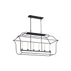Quoizel Lighting GLY648BA 6 Lights Royal Ebony 360W Gallery Island Chandelier