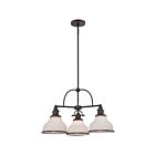 Quoizel Lighting GRT5103PN 3 Lights Palladian Bronze 300W Grant Dinette Chandelier