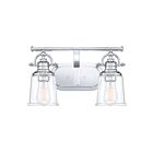 Quoizel Lighting GRT8602C 2 Lights Polished Chrome 200W Grant Bath Light