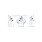 Quoizel Lighting GRT8603C 3 Lights Polished Chrome 300W Grant Bath Light