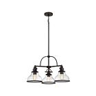 Quoizel Lighting GRTS5103PN 3 Lights Palladian Bronze 300W Grant Chandelier